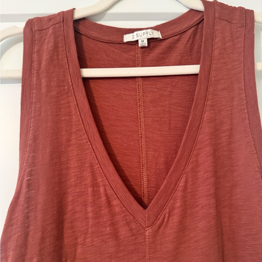 Z Supply Women's Rust Sleeveless Dress